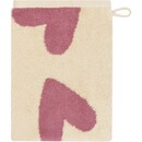 Cawö Cawö Heart Beats 6275 beere Washandje 16x22