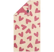 Cawö Heart Beats 6275 beere Handdoek 50x100