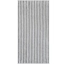 Cawö Black&White 6278 zwart/wit Badlaken 80x150