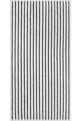 Cawö Black&White 6278 zwart/wit Badlaken 80x150