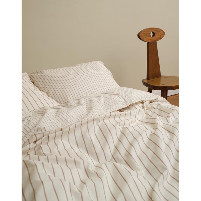 Marc O'Polo Eino Dekbedovertrek Chalky sand 260x200/220