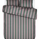 Essenza Esssenza Minte Stripe Kussensloop Woodrose - Dark teal 60x70