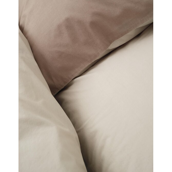 Marc O'Polo Erla Dekbedovertrek Earth taupe 140x200/220