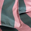 Essenza Esssenza Minte Stripe Dekbedovertrek Woodrose - Dark teal 140x200/220