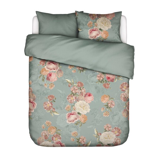 Esssenza Orianna Dekbedovertrek Dusty teal 240x200/220