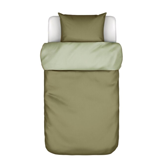 Marc O'Polo Erla Dekbedovertrek Moss green 260x200/220