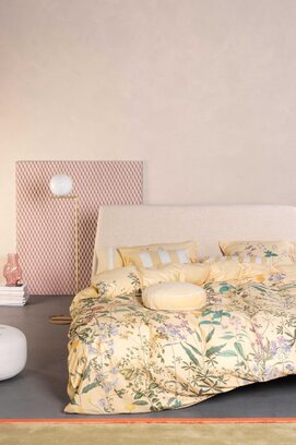 Esssenza Augustina Dekbedovertrek Yellow straw 240x200/220