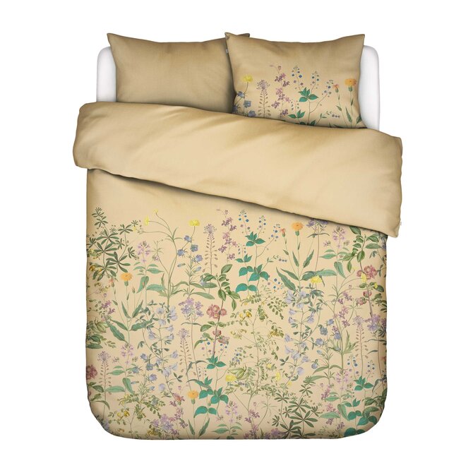 Esssenza Augustina Dekbedovertrek Yellow straw 240x200/220