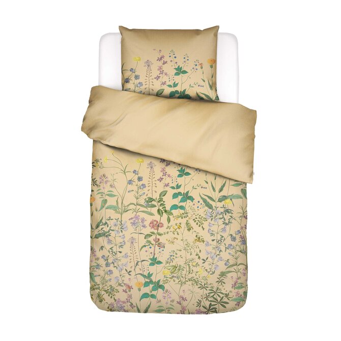 Esssenza Augustina Dekbedovertrek Yellow straw 140x200/220