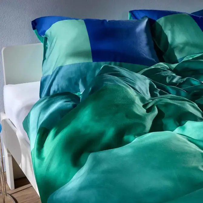 Auping Shadowlight dekbedovertrek 140x200/220 Blue-Green