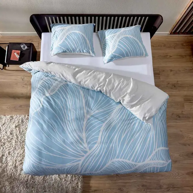 Auping Leafbeat dekbedovertrek 240x200/220 Blue