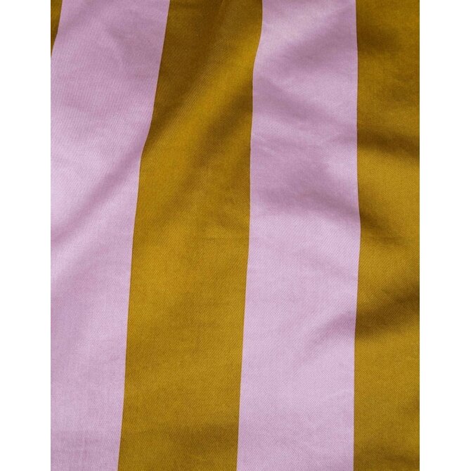 Essenza Minte Stripe Dekbedovertrek Pale Purple - Olive 140x200/220