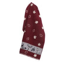 Bunzlau Castle Forest Animals keukendoek 53x60 Burgundy