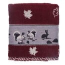 Bunzlau Castle Bunzlau Castle Forest Animals keukendoek 53x60 Burgundy