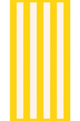 Cawö Beach 5583 yellow/Stripes Strandlaken 90x180