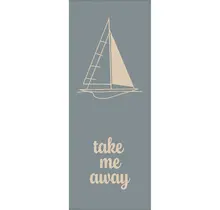 Cawö Travel 6288 nordic blue Saunahanddoek 70x180