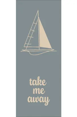 Cawö Travel 6288 nordic blue Saunahanddoek 70x180