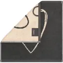 Cawö Cawö Heart Beats 6285 natur/basalt Gezichtsdoekje 30x30