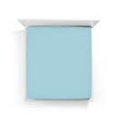Bella Donna Bella Donna Hoeslaken Jersey Eenpersoons licht turquoise - 0518 70/190-80/220