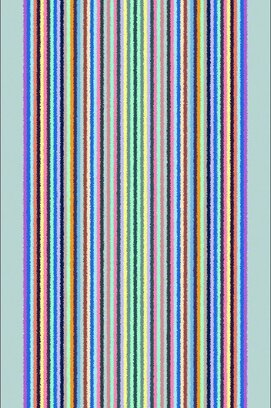 Cawö Remake 2022 platin-multicolor Douchlaken 70x140