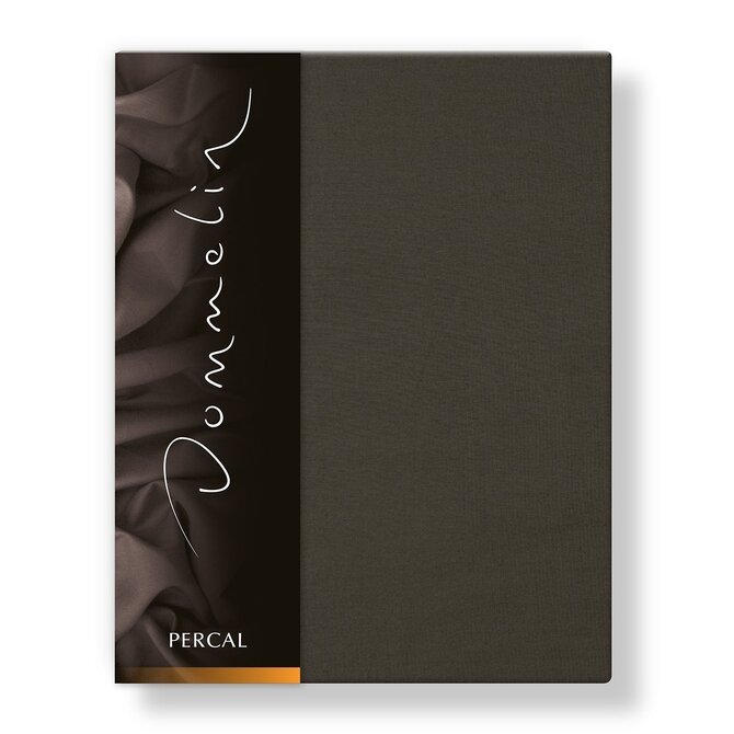 Dommelin Hoeslaken Uni Percal 200TC 508 Leem 160x200/30