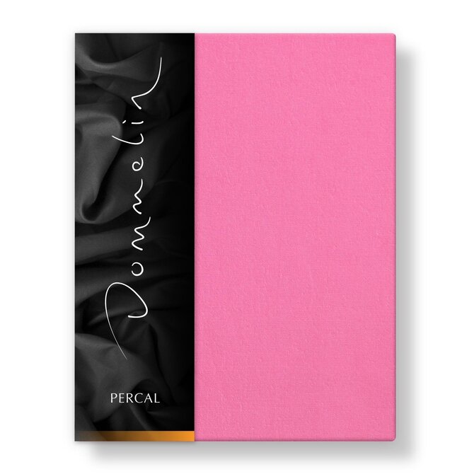 Dommelin Hoeslaken Uni Percal 200TC 578 Fuchsia 200x200/30
