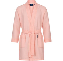 Morgenstern Sascha badjas wafelstof 100cm Apricot L