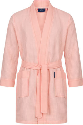 Morgenstern Sascha badjas wafelstof 100cm Apricot L