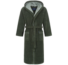 Morgenstern Daniel badjas met capuchon Groen/Olijfgroen S