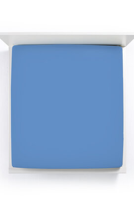 Bella Donna Hoeslaken Jersey Tweepersoons azuur-0180 140/190-160/220