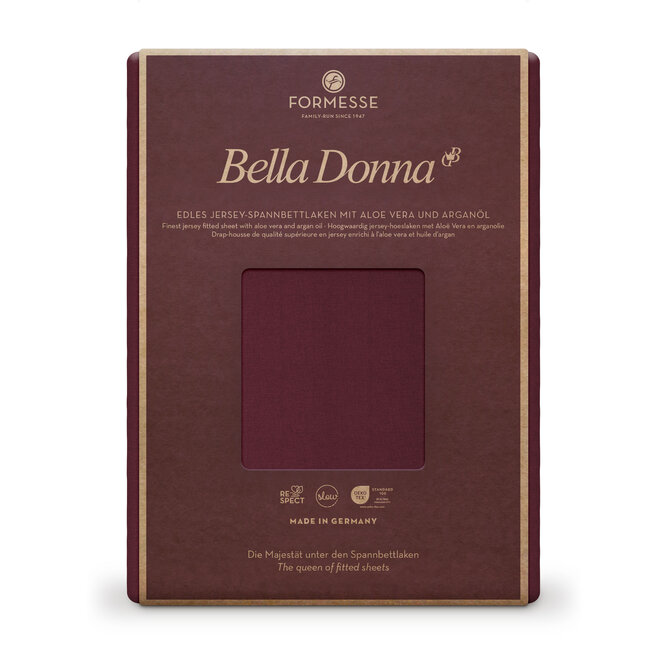Bella Donna Hoeslaken Jersey Lits-Jumeaux cabernet-0033 180/200-200/220