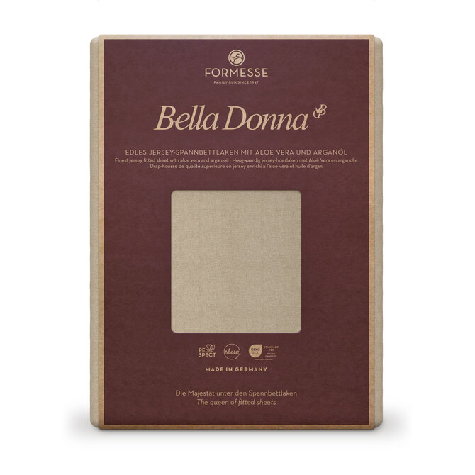 Bella Donna Hoeslaken Jersey Lits-Jumeaux champagne-0711 180/200-200/220