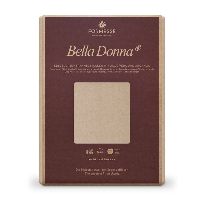 Bella Donna Hoeslaken Jersey Eenpersoons champignon-0115 70/190-80/220