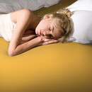 Bella Donna Bella Donna Hoeslaken Jersey Eenpersoons goudgeel-0040 90/190-100/220