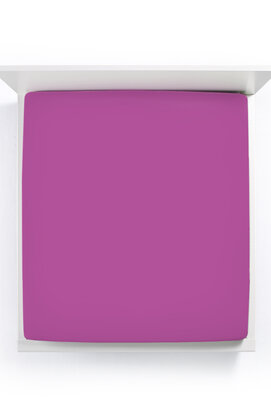 Bella Donna Hoeslaken Jersey Tweepersoons fuchsia-0540 140/190-160/220