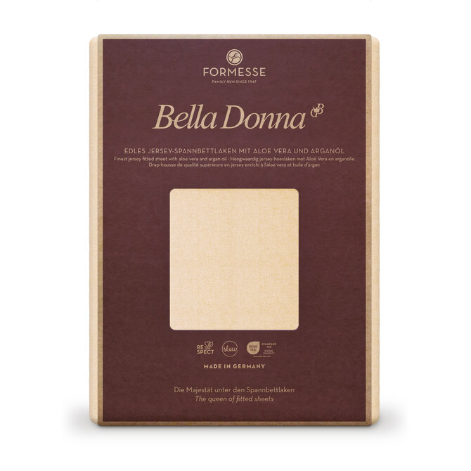 Bella Donna Hoeslaken Jersey Eenpersoons poeder-0110 90/190-100/220