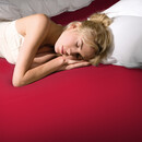 Bella Donna Bella Donna Hoeslaken Jersey Lits-Jumeaux rood-0185 180/200-200/220
