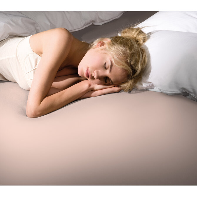 Bella Donna Hoeslaken Jersey Tweepersoons roze-0566 140/190-160/220