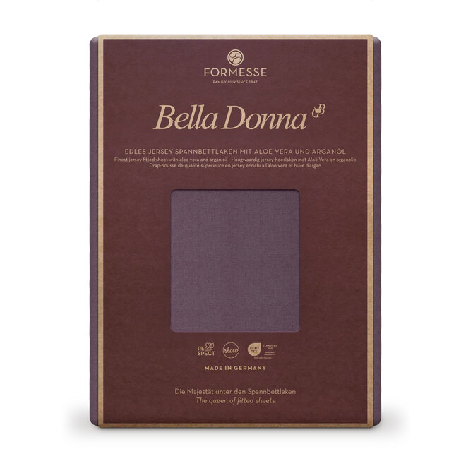 Bella Donna Hoeslaken Jersey Lits-Jumeaux violett-0546 180/200-200/220