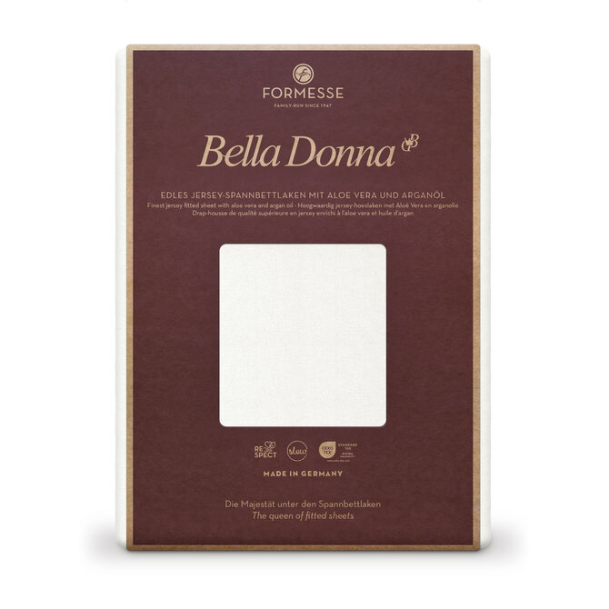 Bella Donna Hoeslaken Jersey Tweepersoons off-white -0114 140/190-160/220