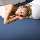 Bella Donna Bella Donna Hoeslaken Jersey Eenpersoons zeeblauw-0208 90/190-100/220