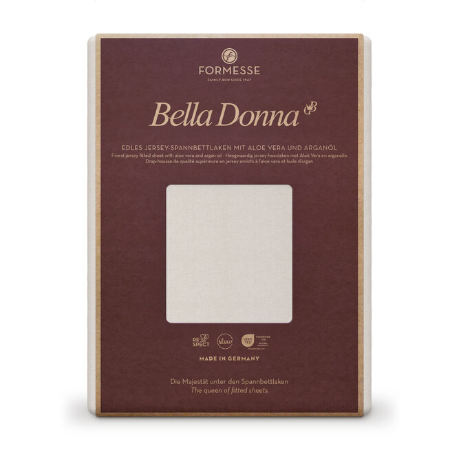 Bella Donna Hoeslaken Jersey Lits-jumeaux XL zilver-0520 200/220-200/240
