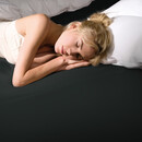 Bella Donna Bella Donna Hoeslaken Jersey Eenpersoons zwart-0101 70/190-80/220