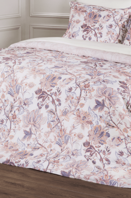 Dommelin Dekbedovertrek Bacio Tencel Satijn 300tc Multi-Roze 200x200/220