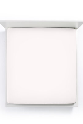 Bella Donna Jersey La Piccola Duo 1 Splittopperhoeslaken 160x190-200 cm wolwit-0114