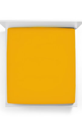 Bella Donna Jersey La Piccola Duo 2 Splittopperhoeslaken 160x210-220 cm Curry-0547