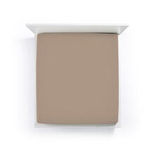 Bella Donna Jersey La Piccola Duo 1 Splittopperhoeslaken 180x210-220 cm muskaat-0122
