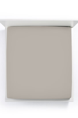 Bella Donna Jersey La Piccola Duo 1 Splittopperhoeslaken 140x210-220 cm platina-0125
