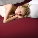 Bella Donna Bella Donna Jersey La Piccola Duo 2 Splittopperhoeslaken 180x210-220 cm carmijnrood-0188