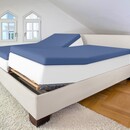 Bella Donna Bella Donna Jersey La Piccola Duo 2 Splittopperhoeslaken 140x210-220 cm blauwgrijs-0209